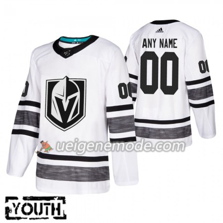 Kinder Eishockey Vegas Golden Knights Trikot Custom 2019 All-Star Adidas Weiß Authentic